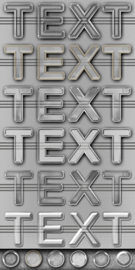 Plastic Text Styles preview Plastic Text Styles preview