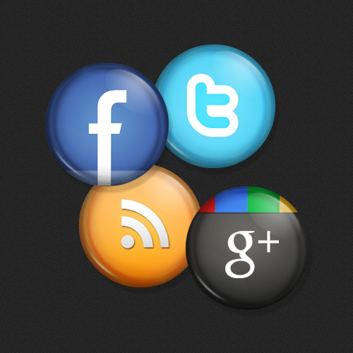 Social Buttons preview Social Buttons preview