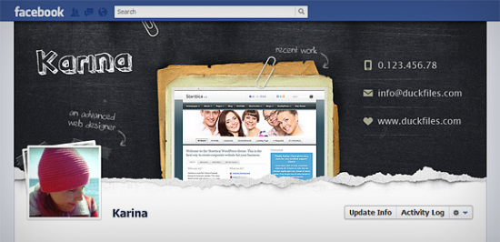 Facebook timeline cover PSD preview Facebook timeline cover PSD preview