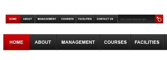 Menu Psd preview Menu Psd preview