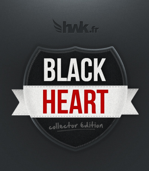 BlackHeart Badge preview BlackHeart Badge preview
