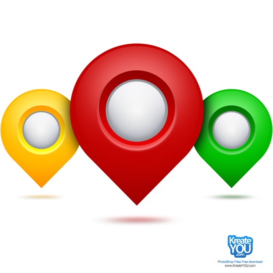 Google Maps Pointer PSD preview Google Maps Pointer PSD preview