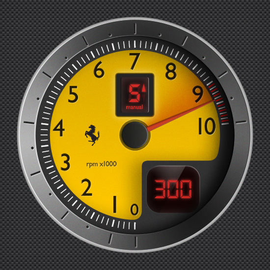 Ferrari F430 Tachometer preview Ferrari F430 Tachometer preview