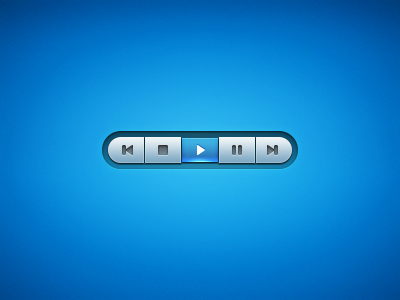 Blue Media Player Interface preview Blue Media Player Interface preview