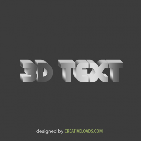 3d Metal Layer Style preview 3d Metal Layer Style preview