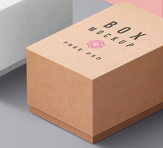Cardboard Box Packaging Mockup preview Cardboard Box Packaging Mockup preview