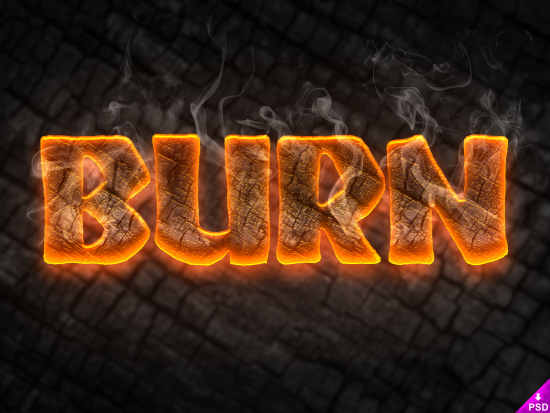 Burn Text Effect preview Burn Text Effect preview