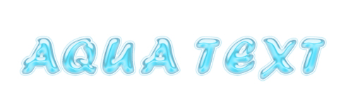 Aqua Text preview Aqua Text preview