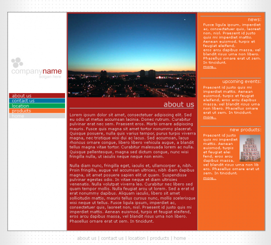 3 Column Layout preview 3 Column Layout preview
