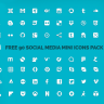 Free Social Media Mini Icons Pack