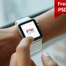 Apple Watch Mockup Free PSD